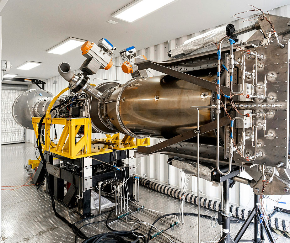 Apparecchiatura di prova per applicazioni aerospaziali